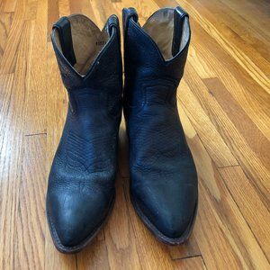 Classic Black Leather Women's Boots